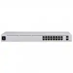 Коммутатор Ubiquiti USW-16-POE Gen2 (1000 Base-TX (1000 мбит/с), 2 SFP порта)
