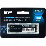 Внутренний жесткий диск Silicon Power A60 SP128GBP34A60M28 (SSD (твердотельные), 128 ГБ, M.2, PCIe)