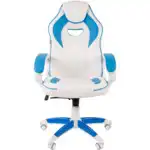Компьютерный стул Chairman game 16 White/Blue 00-07030049