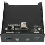 Аксессуар для ПК и Ноутбука Gembird Планка на переднюю панель 3,5" FP3.5-USB3-2A2C (Планка)