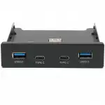 Аксессуар для ПК и Ноутбука Gembird Планка на переднюю панель 3,5" FP3.5-USB3-2A2C (Планка)