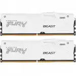 ОЗУ Kingston Fury Beast White KF560C36BWEAK2-64 (DIMM, DDR5, 64 Гб (2 х 32 Гб), 6000 МГц)