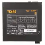 Блок питания PCcooler YK650 P5-YK650-B1FWBK1-EU (650 Вт)