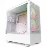 Корпус NZXT H5 Flow RGB White CC-H51FW-R1 (Игровые, Midi-Tower)