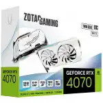 Видеокарта Zotac GAMING RTX 4070 TWIN EDGE OC WHITE ZT-D40740Q-10M (12 ГБ)