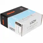 Кабель витая пара Hyperline Кабель витая пара неэкранированный U/UTP (100 м) UUTP4-C6-P24-NCR-IN-LSZH-GY-100