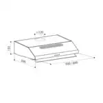 Вытяжка Posiflex SIMPLE 2M 600 W CHAT000019