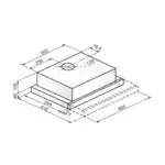 Вытяжка FABER Flox GLASS WH A60 110.0436.363