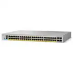 Коммутатор Cisco WS-C2960L-48PS-LL (1000 Base-TX (1000 мбит/с), 4 SFP порта)