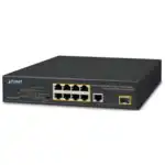 Коммутатор Planet FGSD-1011HP (1000 Base-TX (1000 мбит/с), 1 SFP порт)
