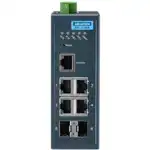 Коммутатор ADVANTECH EKI-7706G-2F-AE (1000 Base-TX (1000 мбит/с), 2 SFP порта)