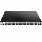 Коммутатор D-link DGS-1210-52P/ME/B1A (1000 Base-TX (1000 мбит/с), 4 SFP порта)