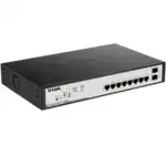 Коммутатор D-link DGS-1100-10MPP/C1A 32508 (1000 Base-TX (1000 мбит/с), 2 SFP порта)