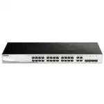 Коммутатор D-link DGS-1210-28/FL (1000 Base-TX (1000 мбит/с), 4 SFP порта)