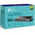 Коммутатор TP-Link TL-SF1006P (100 Base-TX (100 мбит/с))