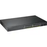 Коммутатор Zyxel GS1900-24HPv2 GS190024HPV2-EU0101F (1000 Base-TX (1000 мбит/с), 2 SFP порта)