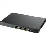 Коммутатор Zyxel GS1900-24HPv2 GS190024HPV2-EU0101F (1000 Base-TX (1000 мбит/с), 2 SFP порта)
