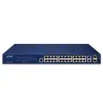 Коммутатор Planet FGSW-2624HPS (100 Base-TX (100 мбит/с), 2 SFP порта)
