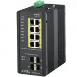 Коммутатор Zyxel RGS200-12P, RGS200-12P-ZZ0101F (1000 Base-TX (1000 мбит/с), 4 SFP порта)