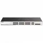 Коммутатор D-link DGS-1210-28/F2A (1000 Base-TX (1000 мбит/с), 4 SFP порта)