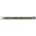Коммутатор Cisco CBS350-48FP-4X-EU (1000 Base-TX (1000 мбит/с), 4 SFP порта)