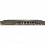 Коммутатор TENDA G3328F (1000 Base-TX (1000 мбит/с), 4 SFP порта)