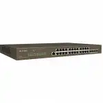 Коммутатор TENDA G3328F (1000 Base-TX (1000 мбит/с), 4 SFP порта)
