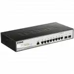 Коммутатор D-link DGS-1210-10/ME/B (1000 Base-TX (1000 мбит/с), 2 SFP порта)