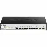 Коммутатор D-link DGS-1210-10/ME/B (1000 Base-TX (1000 мбит/с), 2 SFP порта)