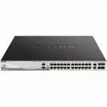 Коммутатор D-link DGS-3130-30PS/B1A (1000 Base-TX (1000 мбит/с), 4 SFP порта)