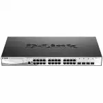Коммутатор D-link DGS-1210-28X/ME/B (1000 Base-TX (1000 мбит/с), 4 SFP порта)