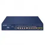 Коммутатор Planet GS-4210-8HP2S (1000 Base-TX (1000 мбит/с), 2 SFP порта)