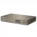 Коммутатор TENDA G3310P-8-150W (1000 Base-TX (1000 мбит/с), 2 SFP порта)
