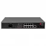 Коммутатор QTECH Управляемый  уровня L2+ с поддержкой PoE QSW-4610-10T-POE-AC (1000 Base-TX (1000 мбит/с), 2 SFP порта)