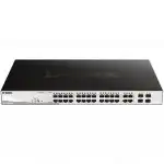 Коммутатор D-link DGS-1210-28MP/F3A (1000 Base-T (1000 мбит/с), 4 SFP порта)