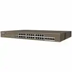Коммутатор TENDA TEG5328P-24-410W (1000 Base-TX (1000 мбит/с), 4 SFP порта)