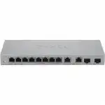 Коммутатор Zyxel XGS1010-12 XGS1010-12-ZZ0102F (1000 Base-T (1000 мбит/с), 2 SFP порта)