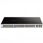 Коммутатор D-link DGS-1210 DGS-1210-52/FL2A (1000 Base-T (1000 мбит/с), 4 SFP порта)