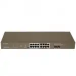 Коммутатор IP-COM G1118P G1118P-16-250W (1000 Base-T (1000 мбит/с), 2 SFP порта)