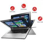 Ноутбук Lenovo YOGA 300 80M100TWRU (11.6 ", HD 1366x768 (16:9), Celeron, 2 Гб, HDD, Intel HD Graphics)