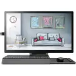 Моноблок Lenovo F0E50029RK (27 ", Intel, Core i7, 9700, 3.0, 16 Гб, HDD и SSD, 1 Тб, 256 Гб)