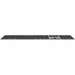Клавиатура Apple Magic Keyboard with Touch ID and Numeric Keypad for Mac models with Apple silicon - Black Keys - Russian MMMR3RS/A (Беспроводная, Bluetooth)