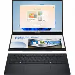 Ноутбук Asus UX8406CA-QL211X Duo Touch 14+14 90NB14X1-M00BD0 (14 ", WUXGA 1920x1200 (16:10), Intel, Core Ultra 9, 32 Гб, SSD, 1 ТБ, Intel Arc Graphics)