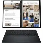 Ноутбук Asus UX8406CA-QL211X Duo Touch 14+14 90NB14X1-M00BD0 (14 ", WUXGA 1920x1200 (16:10), Intel, Core Ultra 9, 32 Гб, SSD, 1 ТБ, Intel Arc Graphics)