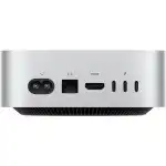 Персональный компьютер Apple Mac Mini 2024 [MU9E3X/A] Silver (Apple M4 series, M4, 2.89 ГГц, 16 Гб, DDR5-7500, SSD, Mac OS)