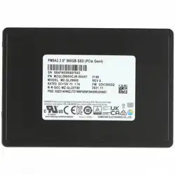 Серверный жесткий диск Samsung PM9A3 2.5" 960GB SSD MZQL2960HCJR-00A07 (2,5 SFF, 960 ГБ, NVMe)