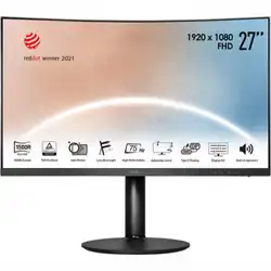Монитор MSI Modern MD271CP (27 ", VA, FHD 1920x1080 (16:9), 75 Гц)