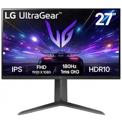 Монитор LG 27GS65F-B (27 ", IPS, Full HD 1920x1080 (16:9), 180 Гц)
