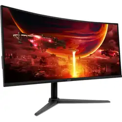 Монитор Acer Nitro ED340CUS3bmiipx UM.CE0EE.301 (34 ", VA, WQHD 3440x1440 (21:9), 180 Гц)
