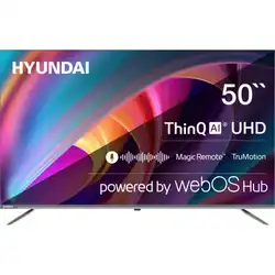 Телевизор Hyundai 50" H-LED50BU7100 (50 ", Smart TV, Серый)